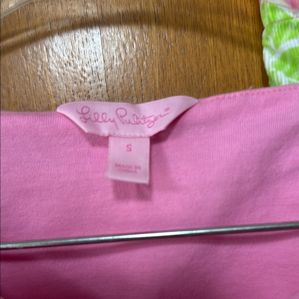 LILLY PULITZER Pink and Green 2 pc outfit - Picture 4 of 7